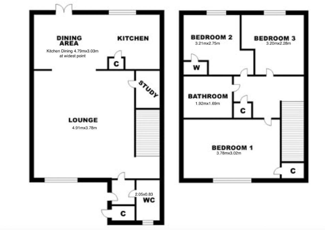 Urban Escape Glasgow Green Free Parking 20Min Walk To City Center Exterior photo